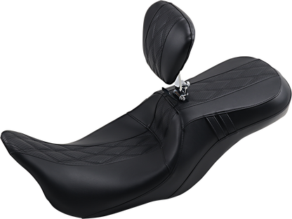 Le Pera Outcast GT Seat & Backrest fits 2008-2024 Harley Touring LK-997BRGT2