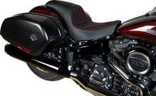 Drag Specialties Predator Red Diamond Seat 2018-2026 Harley Softail Low Rider