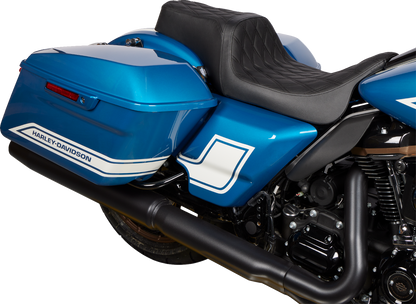 Drag Specialties Predator Diamond Seat fits 2008-2024 Harley Touring FLHT FLHX