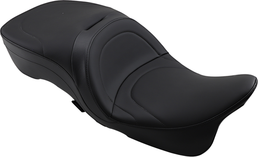 Drag Specialties Backrest Compatible Seat for 2009-2023 Harley Touring FLHR FLTR
