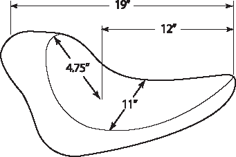 Drag Specialties Smooth Solo Seat 2000-2017 Harley Davidson Softail Fat Boy FXST
