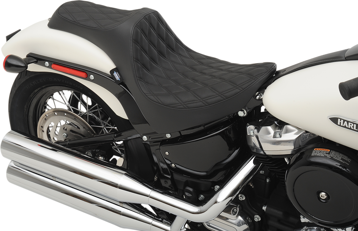 Drag Specialties Predator III Seat fits 2018-2024 Harley Softail Heritage Slim