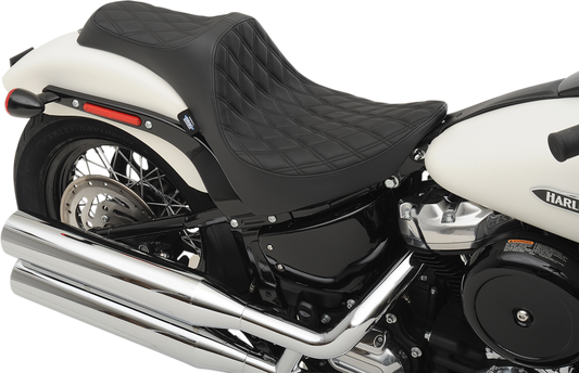 Drag Specialties Predator III Seat fits 2018-2024 Harley Softail Heritage Slim