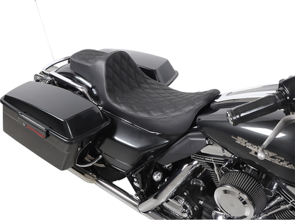 Drag Specialties Predator III Extended Reach Seat fits 1997-2007 Harley Touring