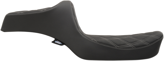 Drag Specialties Black Vinyl Predator Diamond Seat 1982-2003 Harley Sportster XL