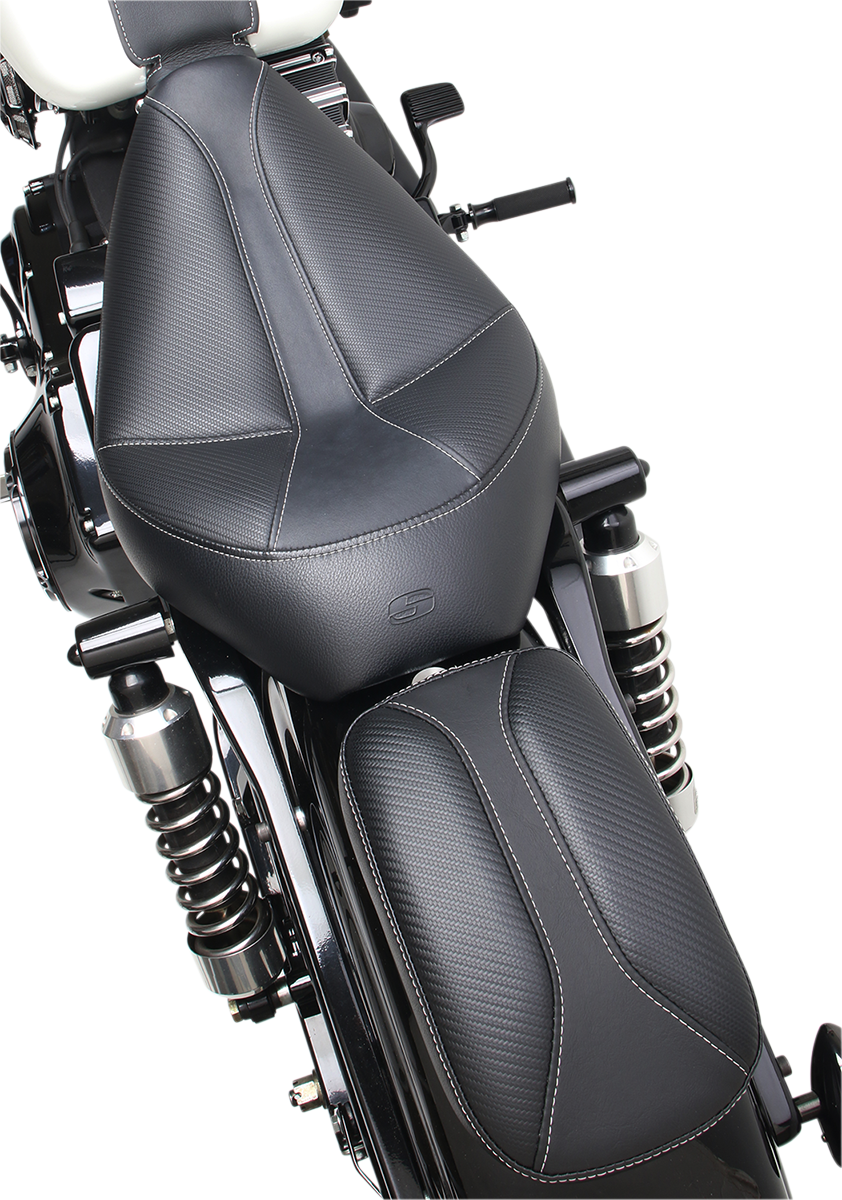 Saddlemen Dominator 6" Detachable Rear Pillion Pad for Harley Davidson