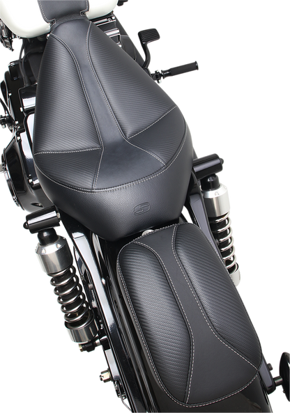 Saddlemen Dominator 6" Detachable Rear Pillion Pad Seat for Harley Davidson
