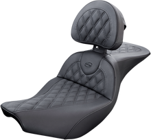 Saddlemen RoadSofa Gel Seat with Backrest for 2014-2026 Indian Chief Dark Horse