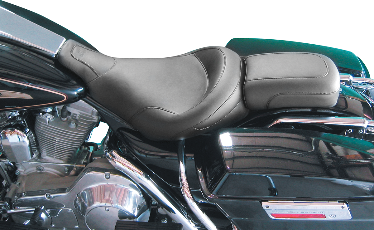 Mustang Wide Solo Seat for 1997-2007 Harley Touring FLTR FLHT Electra Road Glide