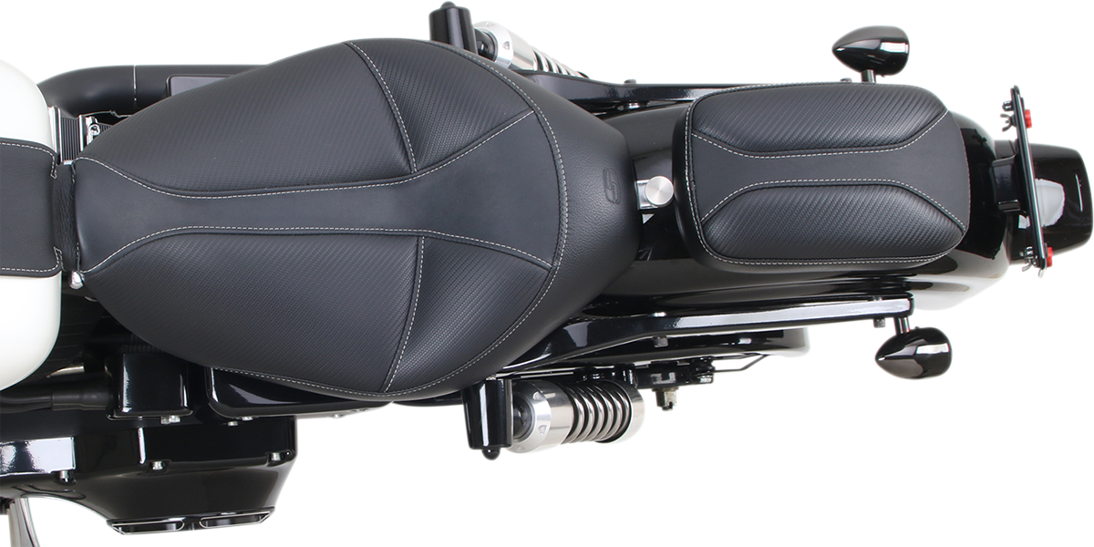 Saddlemen Dominator 6" Detachable Rear Pillion Pad for Harley Davidson