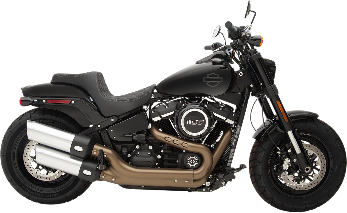 Drag Specialties Predator III Diamond Seat 2018-23 Harley Softail Fat Bob FXFB