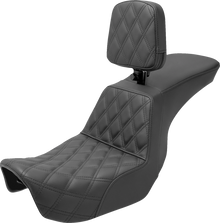 Saddlemen Step Up Lattice Gel Seat & Backrest fits 2006-2017 Harley Dyna FXD