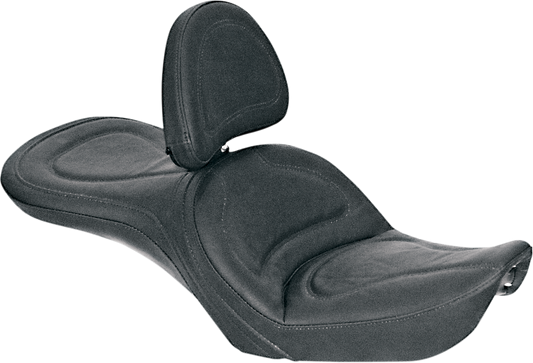 Saddlemen Explorer Seat With Backrest for 1996-2003 Harley Wide Glide FXDWG