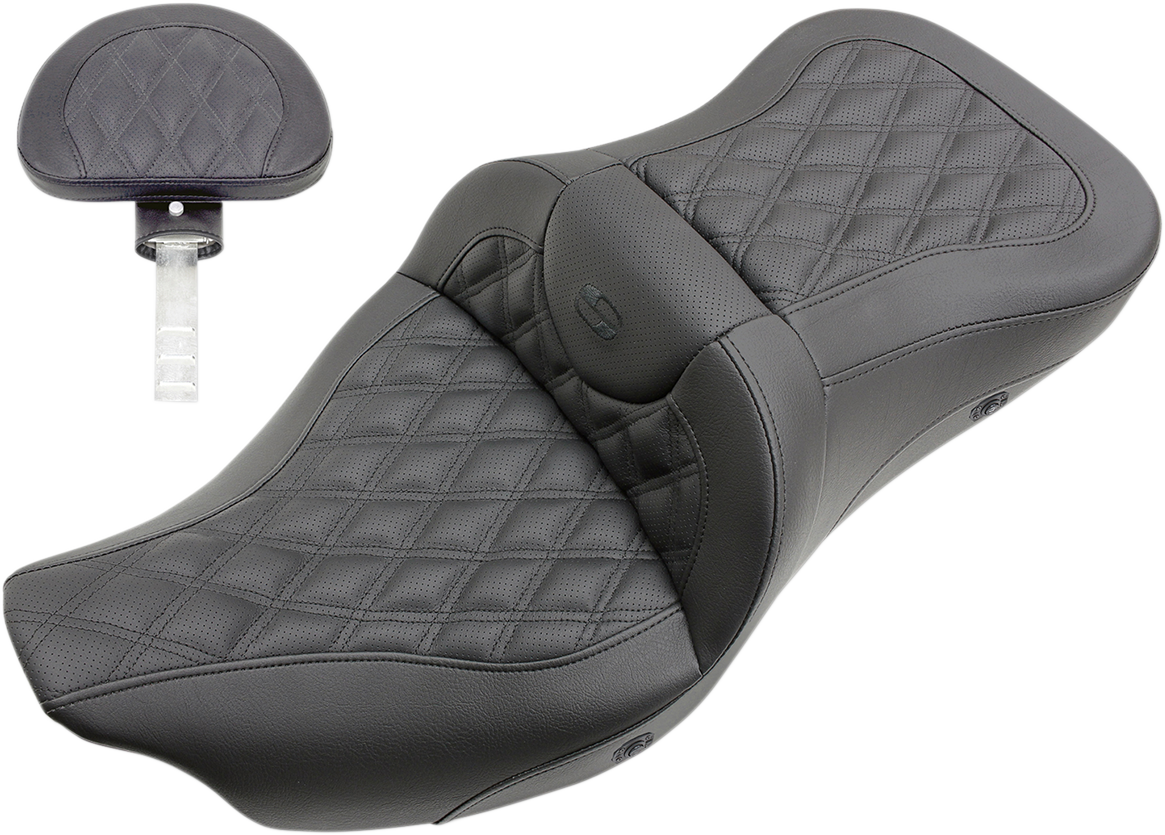 Saddlemen Roadsofa Heated Seat for 2008-2024 Harley Touring Electra Road Glide