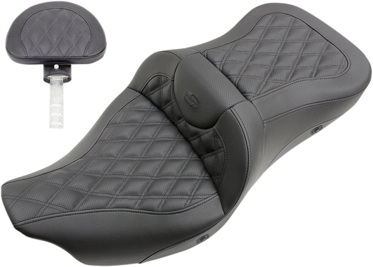 Saddlemen Roadsofa Heated Seat for 2008-2024 Harley Touring Electra Road Glide