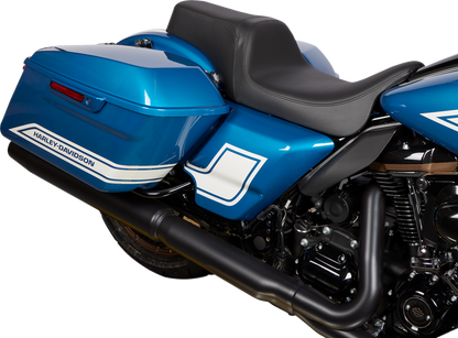 Drag Specialties Predator Solar Leather Seat fits 2008-2024 Harley Touring FLHX