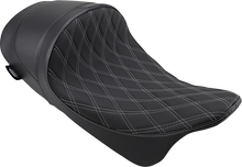 Drag Specialties Silver Stitch Low Profile Solo Seat fits 2008-25 Harley Touring