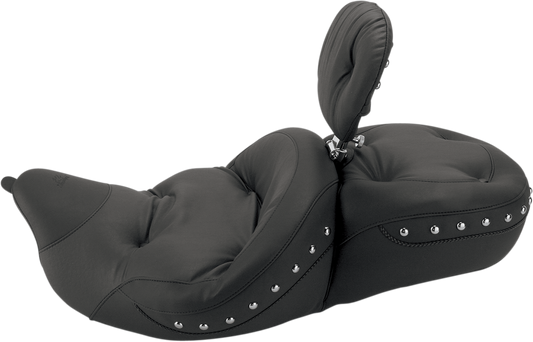 Mustang Regal Studded Seat & Backrest fits 2008-2024 Harley Touring 79608