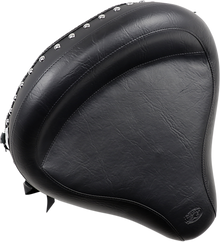 Mustang Wide Vintage Studded Solo Seat for 1984-1999 Harley Softail Models 75506