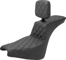Saddlemen Step Up Lattice Gel Seat & Backrest for 2018-2026 Harley Softail FXBB
