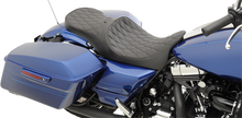 Drag Specialties Diamond Stitch Low Profile Seat fits 2008-2025 Harley Touring