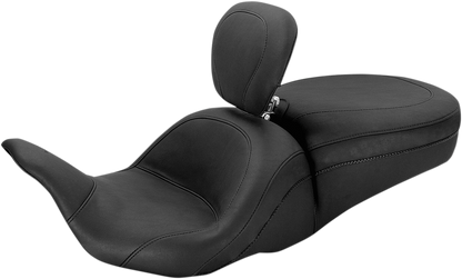 Mustang Lowdown Seat & Backrest fits 2008-2024 Harley Davidson Touring 79703