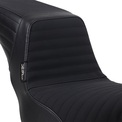 Le Pera Kickflip Gripp Tape 2-Up Motorcycle Seat for 2018-2025 Harley Softail