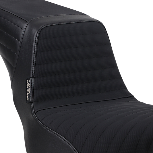 Le Pera Kickflip Gripp Tape 2-Up Motorcycle Seat for 2018-2025 Harley Softail