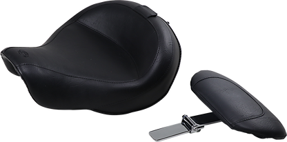 Mustang Vintage Solo Seat & Backrest 2006-2017 Harley Dyna Street Bob FXDF FXDB