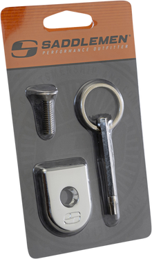Saddlemen Chrome ATAB Motorcycle Security Seat Screw for Indian