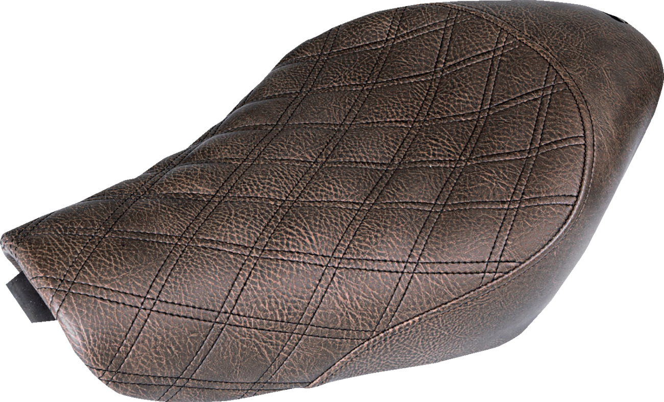 Saddlemen Brown Renegade Lattice Solo Seat for 2004-2020 Harley Sportster 4.5G