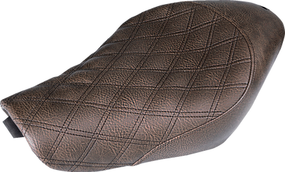 Saddlemen Brown Renegade Lattice Solo Seat for 2004-2020 Harley Sportster 4.5G