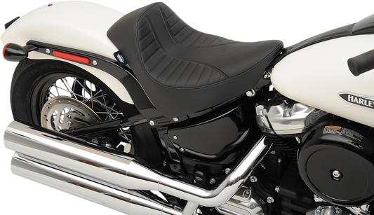 Drag Specialties Scorpion EZ On Solo Seat for 2018-2025 Harley Softail FXBB FLHC