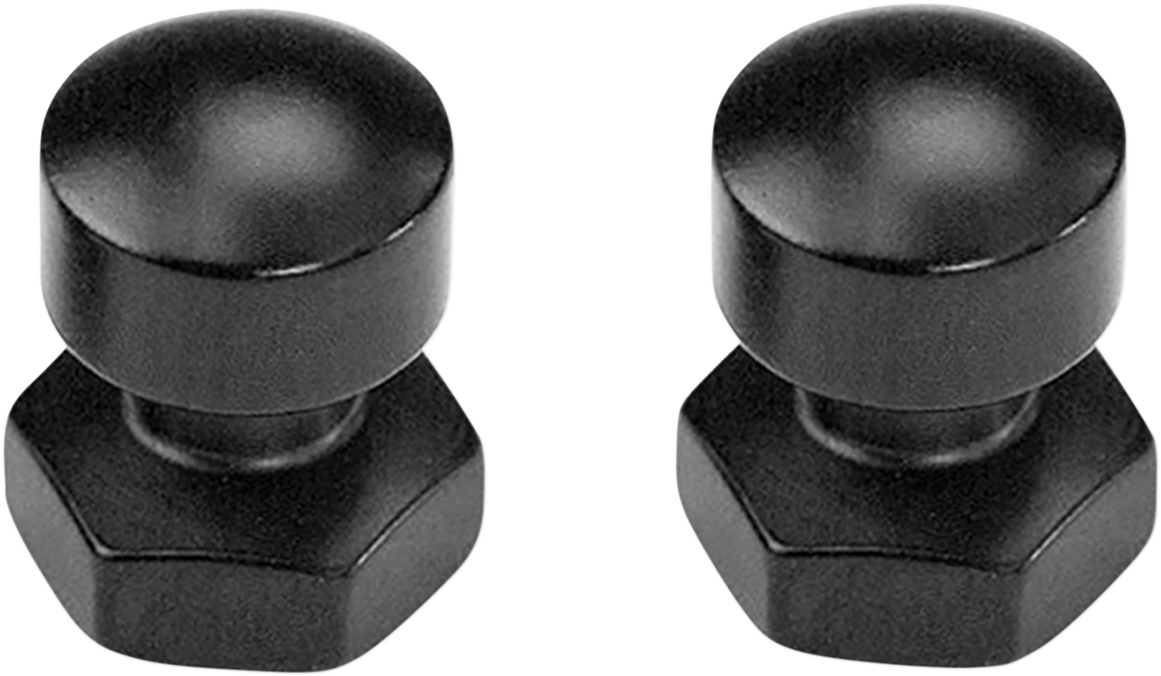 Saddlemen Black 1/4"-20 Rear Seat Mounting Nuts fits Harley Touring FLHR FLHT