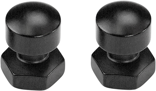 Saddlemen Black 1/4"-20 Rear Seat Mounting Nuts fits Harley Touring FLHR FLHT