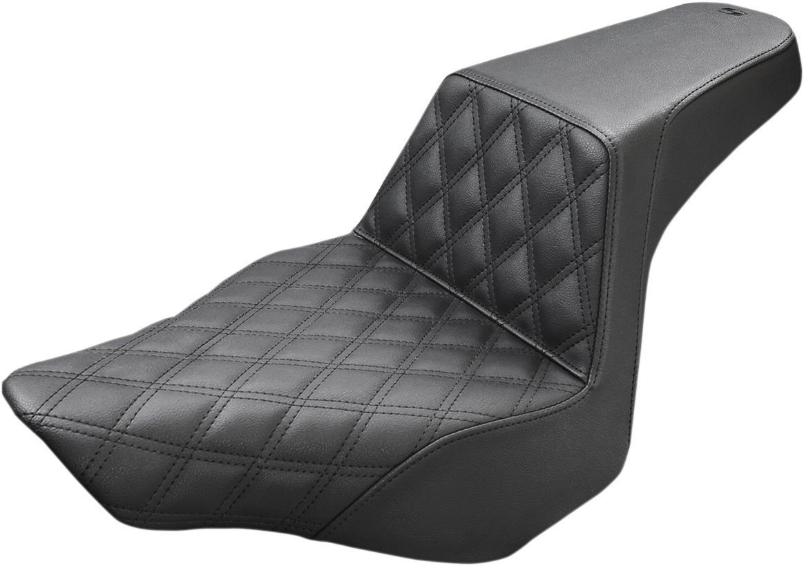 Saddlemen Step-Up Black Lattice Seat 2013-2017 Harley Davidson Breakout FXSB
