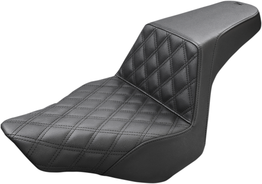 Saddlemen Step-Up Black Lattice Seat 2013-2017 Harley Davidson Breakout FXSB