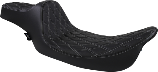 Drag Specialties Predator III Extended Diamond Seat fits 1997-07 Harley Touring