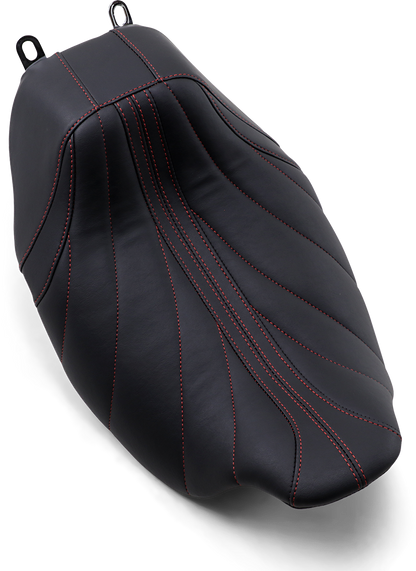 Mustang Revere Journey Red Gravity Solo Seat fits 2008-24 Harley Touring 75059AB