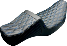 Le Pera Tailwhip Daddy Long Legs Blue Diamond Seat for 2008-2025 Harley Touring