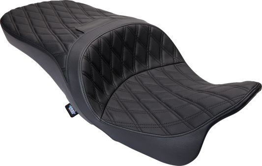 Drag Specialties Freedom Diamond Seat fits 2009-2024 Harley Touring FLHX FLHR