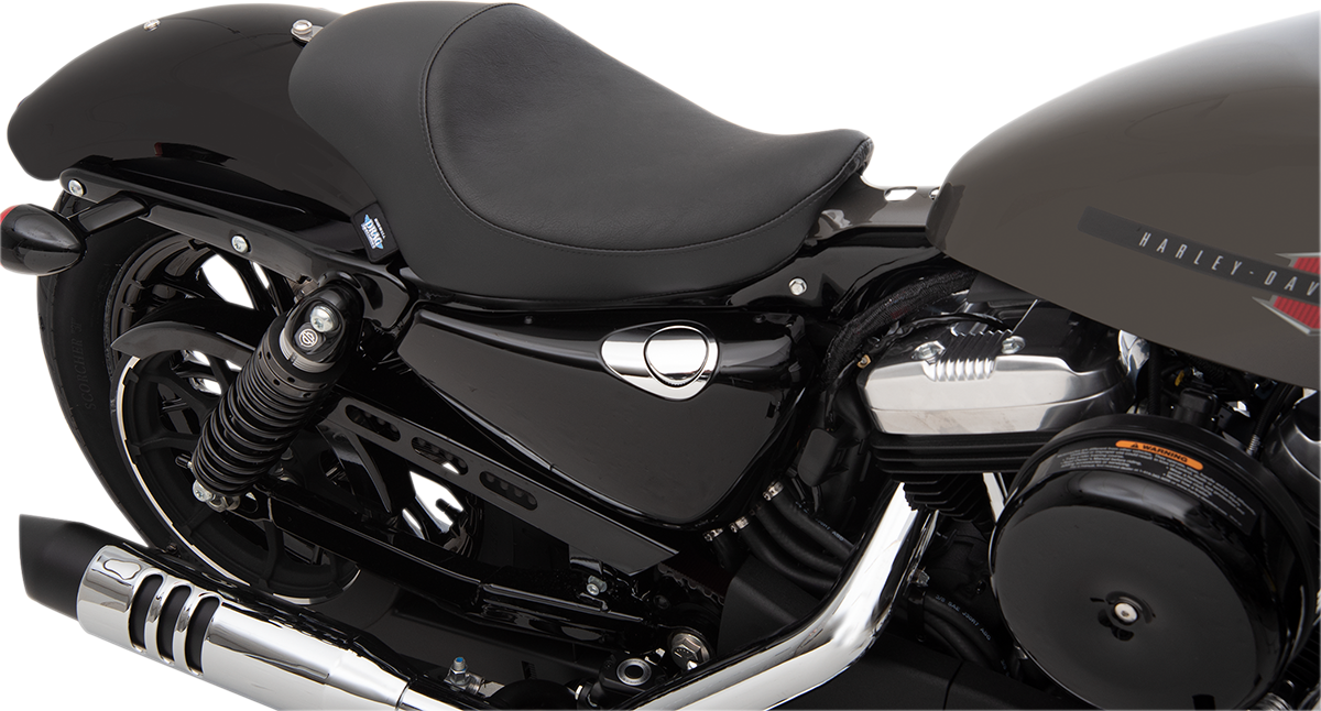 Drag Specialties Black Solo Seat 2004-2022 Harley Davidson Sportster XLN XLL