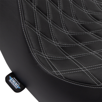 Drag Specialties Predator III Seat for 2018-2025 Harley Softail Low Rider FLSB