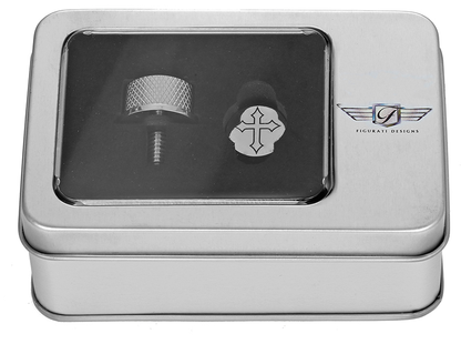 Figurati Designs Cross Seat Mounting Knob fits 1965-2022 Harley Touring Models