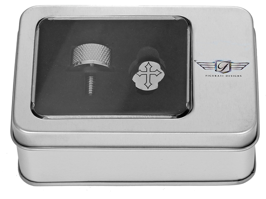Figurati Designs Cross Seat Mounting Knob fits 1965-2022 Harley Touring Models