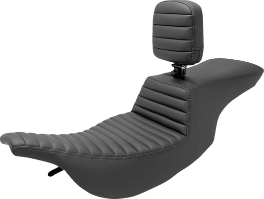 Saddlemen Step Up Tuck n Roll Seat & Backrest for 1997-2007 Harley Touring FLHT