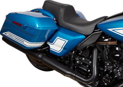 Drag Specialties Predator Smooth Seat fits 2008-2024 Harley Touring FLHR FLHX