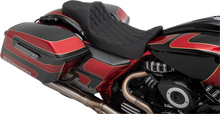 Drag Specialties Predator III Extended Reach Diamond Seat 2008-25 Harley Touring