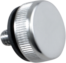 Danny Gray Chrome Knurled Seat Knob 1/4"-20 Harley Davidson XL FXST FXR FLHT
