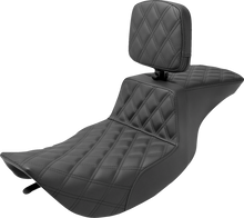 Saddlemen Step-Up Gel Seat & Backrest 1997-2007 Harley Road King Street Glide